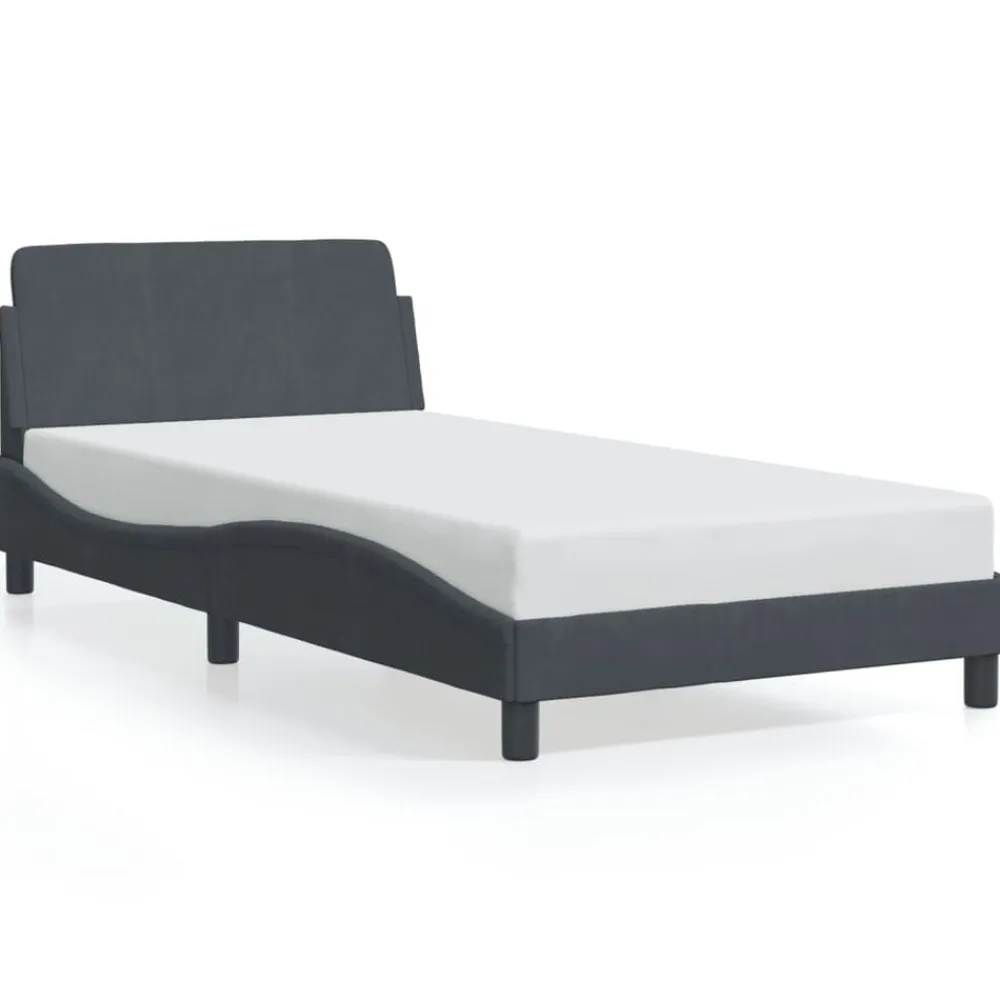 Bedframe "Dover" fluweel 100x203 cm>vidaXL Hot