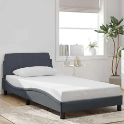 Bedframe "Dover" fluweel 100x203 cm>vidaXL Hot