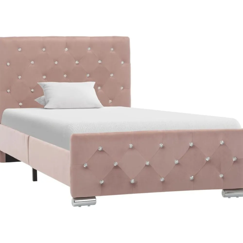 Bedframe fluweel 90x200 cm>vidaXL Hot