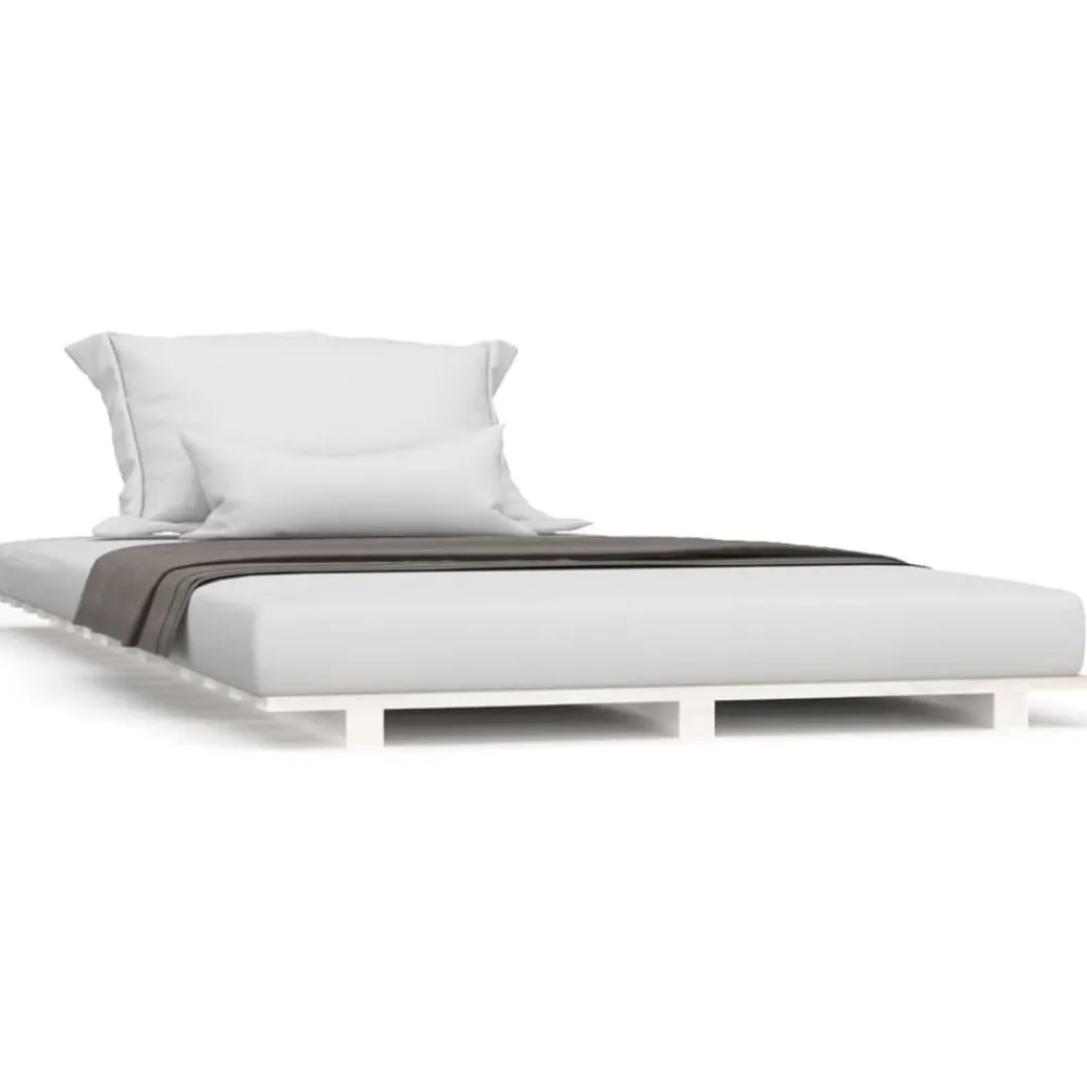 Bedframe massief grenenhout 90x200 cm>vidaXL Outlet