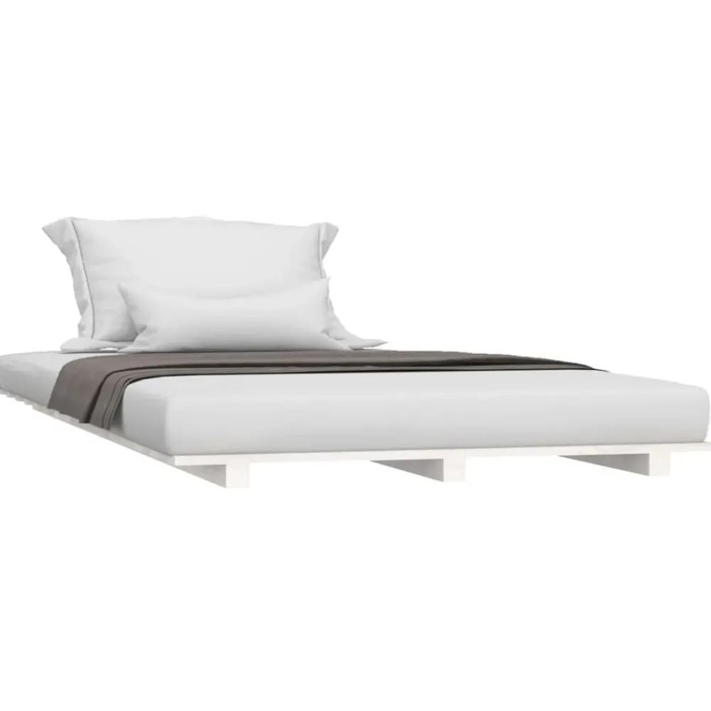 Bedframe massief grenenhout 90x200 cm>vidaXL Outlet