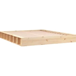 Bedframe massief hout 200x200 cm><noscript><img width=