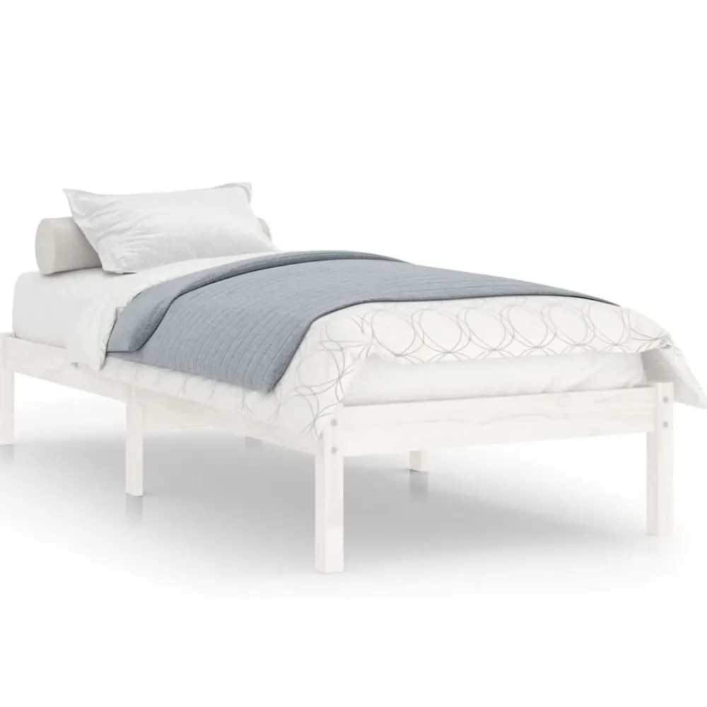 Bedframe massief hout 75x190 cm>vidaXL Hot
