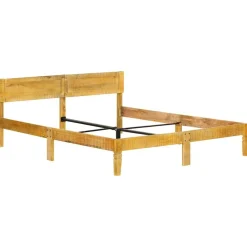 Bedframe massief mangohout 180 cm>vidaXL Best