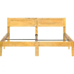 Bedframe massief mangohout 180 cm><noscript><img width=
