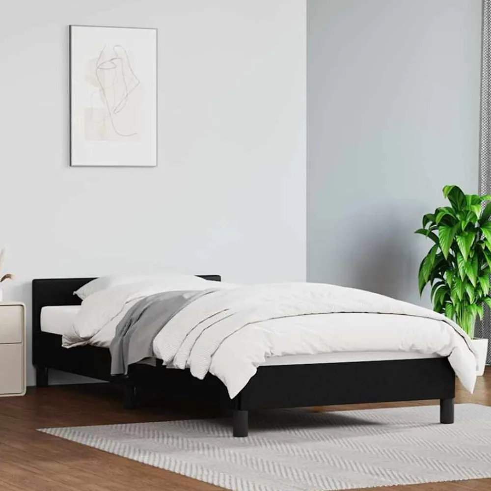 Bedframe met hoofdeinde zonder matras 80x200 cm>vidaXL Hot