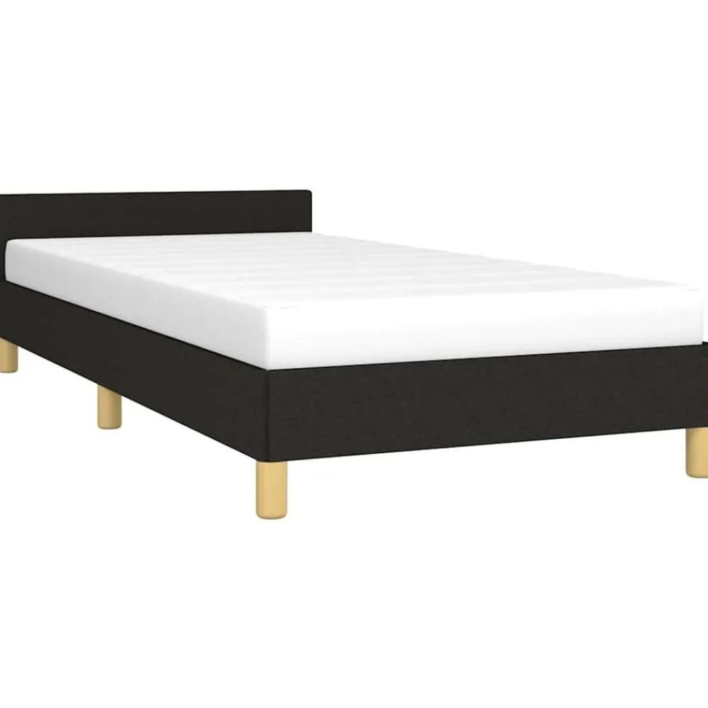 Bedframe met hoofdeinde zonder matras 80x200 cm stof>vidaXL Best