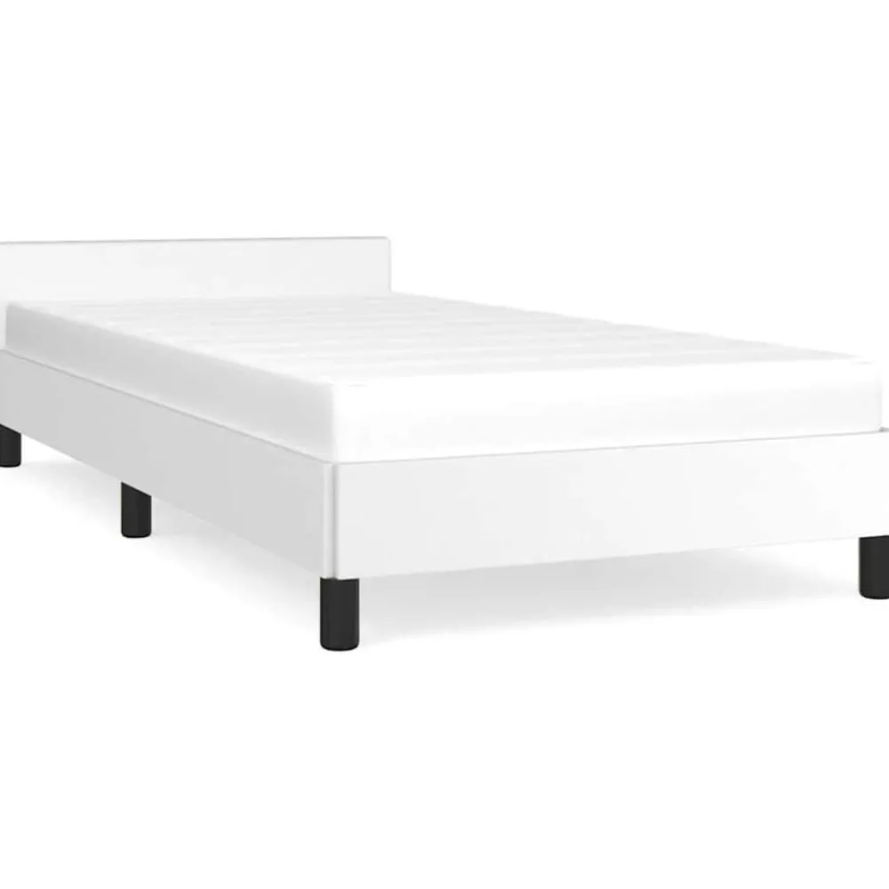 Bedframe met hoofdeinde zonder matras 80x200 cm>vidaXL Outlet