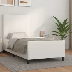 Bedframe met hoofdbord kunstleer 80x200 cm>vidaXL Best