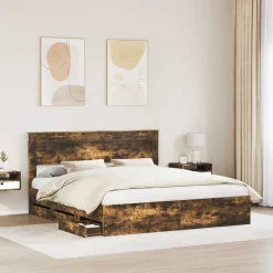 Bedframe met lade 200 x 200 cm Ingenieurshout><noscript><img width=