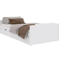 Bedframe met lades massief grenenhout 90x200 cm>vidaXL Outlet