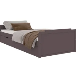 Bedframe met lades massief grenenhout 90x200 cm>vidaXL Discount