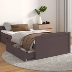 Bedframe met lades massief grenenhout 90x200 cm>vidaXL Discount