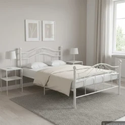 Bedframe metaal 120x200 cm>vidaXL Online