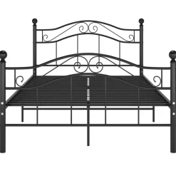 Bedden & Accessoires*vidaXL Bedframe metaal 120x200 cm Zwart