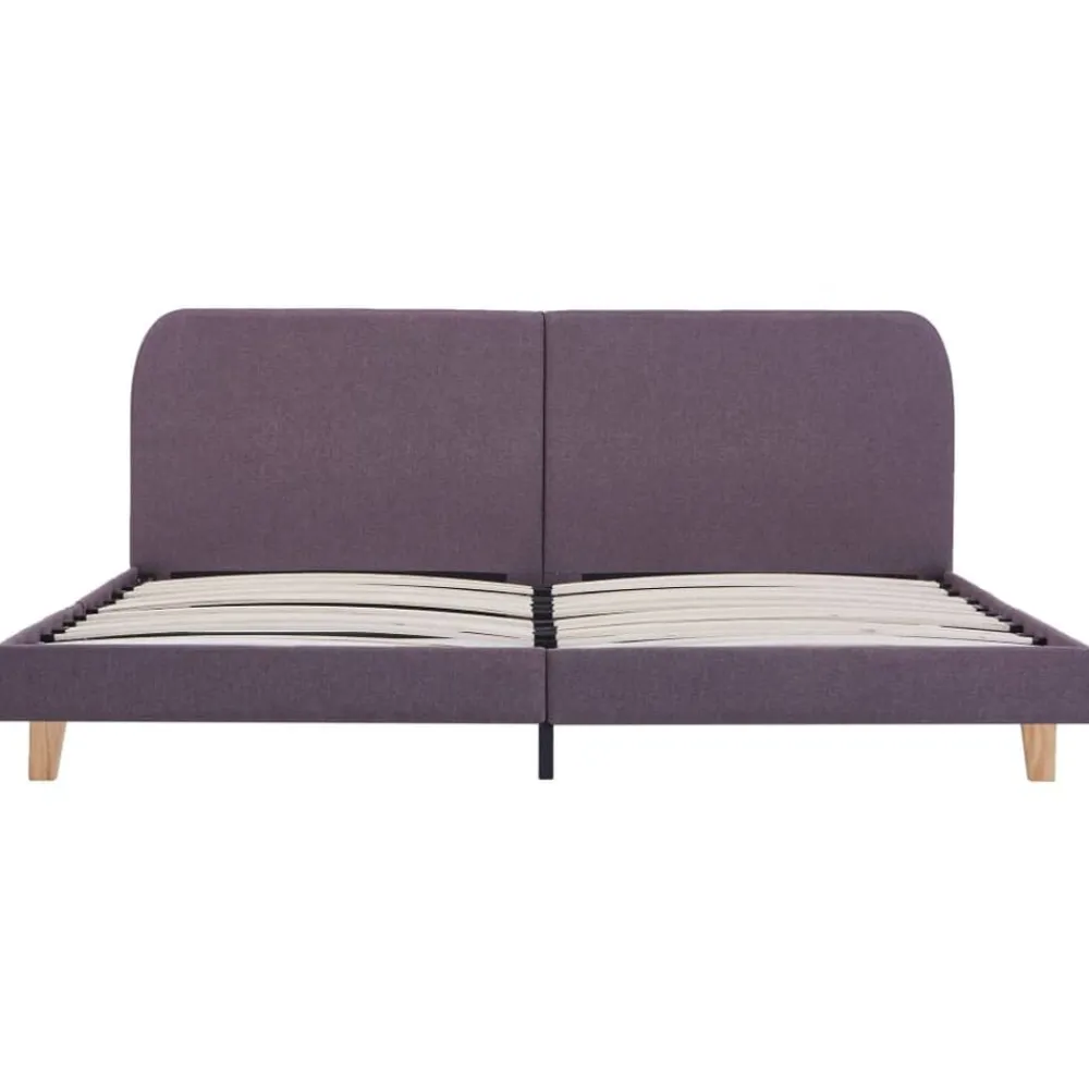 Bedden & Accessoires*vidaXL Bedframe stof 180x200 cm Taupe