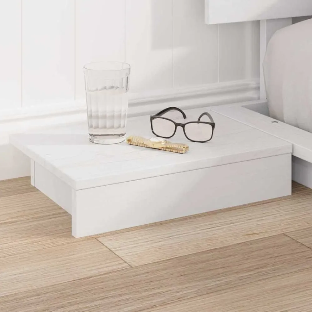 Bedden & Accessoires*vidaXL Bedframe 200 x 200 cm Hout Wit