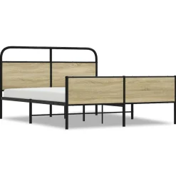 Bedframe zonder matras metaal kleurig 150x200 cm>vidaXL Sale