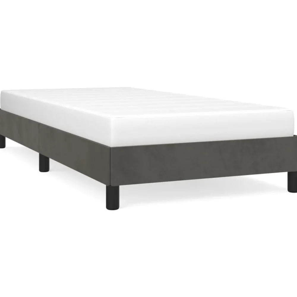 Bedframe zonder matras 80x200 cm fluweel>vidaXL Discount