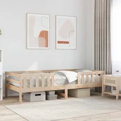 Bedframe zonder matras massief grenenhout 100x200 cm>vidaXL