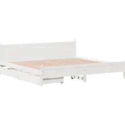 Bedframe zonder matras massief grenenhout 200x200 cm><noscript><img width=