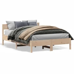 Bedframe zonder matras massief grenenhout 160x200 cm>vidaXL Discount