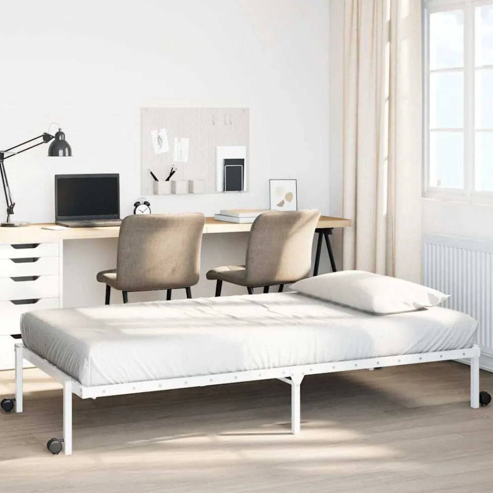 Bedframe zonder matras opvouwbaar 75x190 cm staal>vidaXL Sale