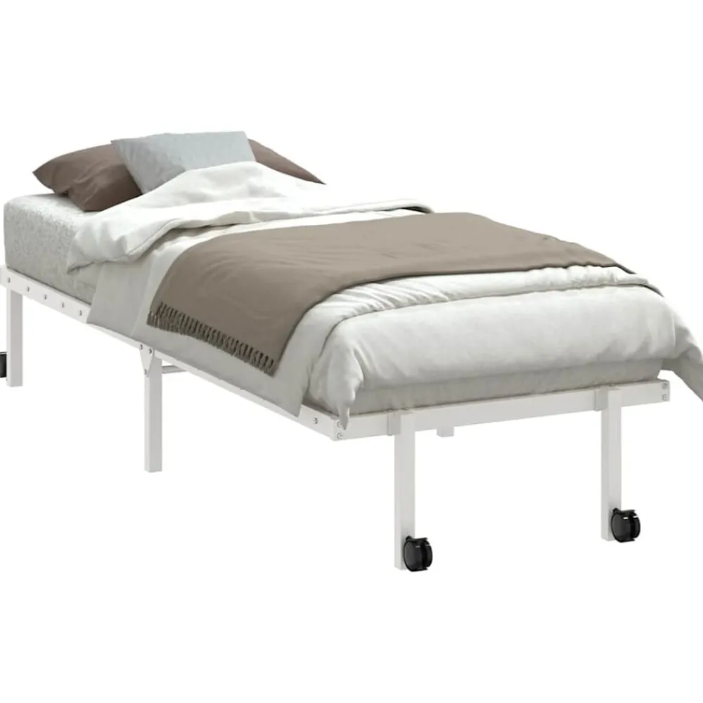 Bedframe zonder matras opvouwbaar 75x190 cm staal>vidaXL Sale