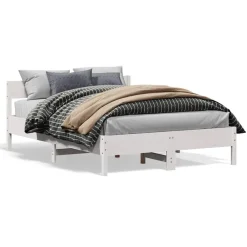 Bedframe zonder matras massief grenenhout 160x200 cm>vidaXL Outlet