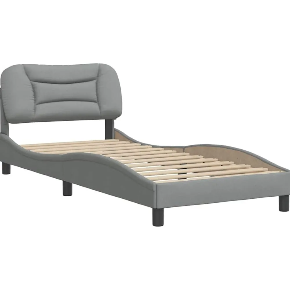 Bedframe zonder matras "Hvar" 80x200 cm stof>vidaXL Outlet