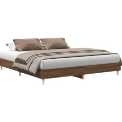 Bedframe zonder matras 200x200 cm spaanplaat ig>vidaXL Clearance