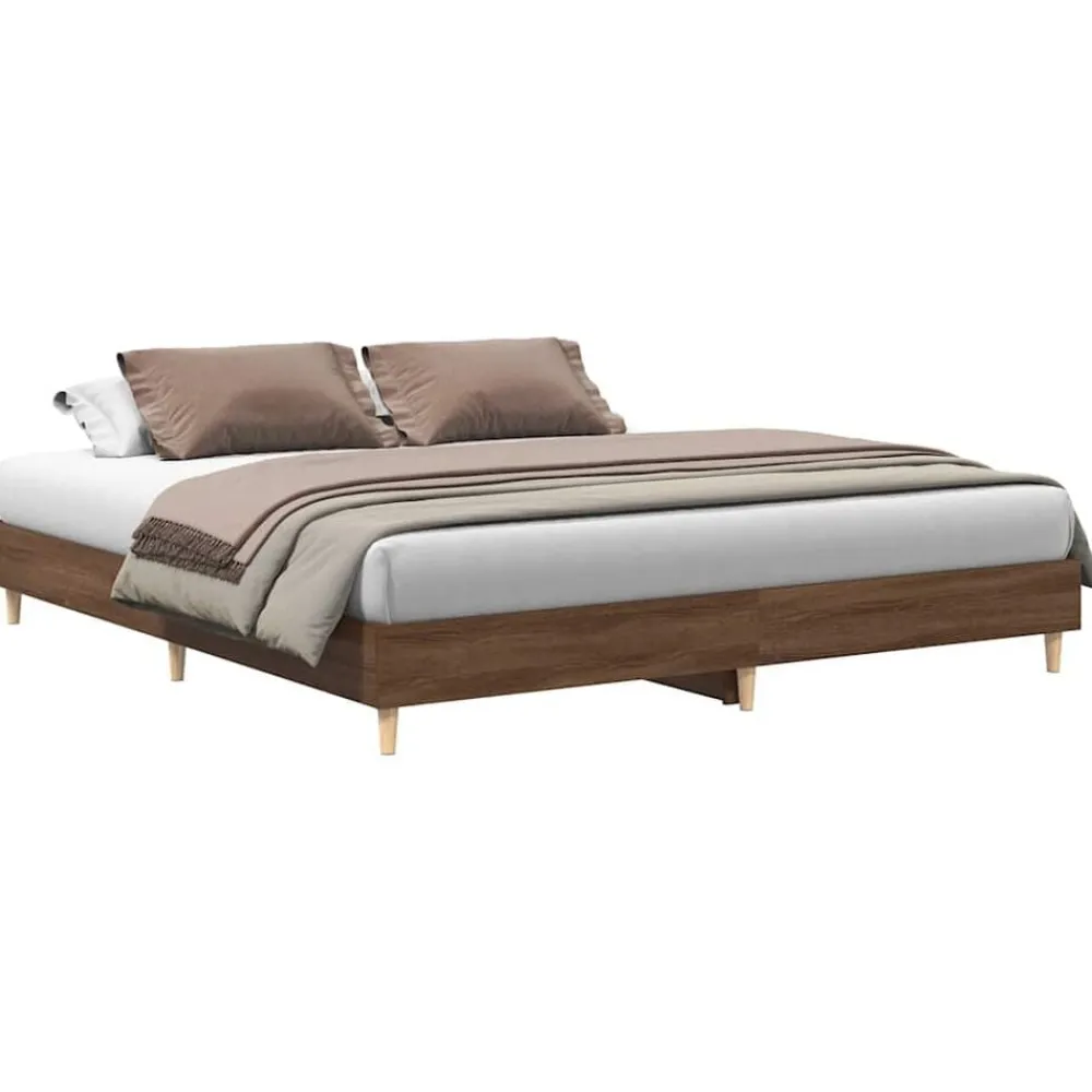 Bedframe zonder matras 200x200 cm spaanplaat ig>vidaXL Clearance