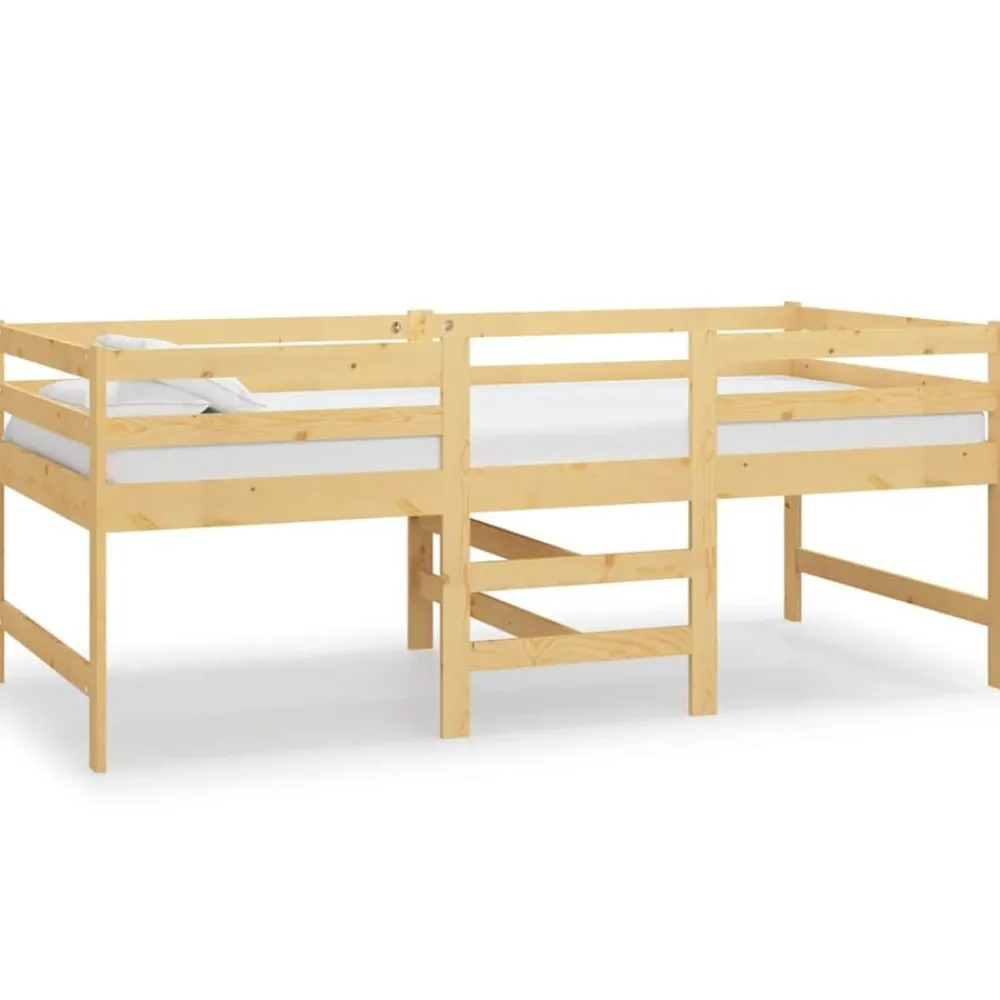 Bedframe zonder matras massief grenenhout 90x200 cm>vidaXL