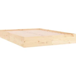 Bedframe zonder matras massief hout 200x200 cm><noscript><img width=
