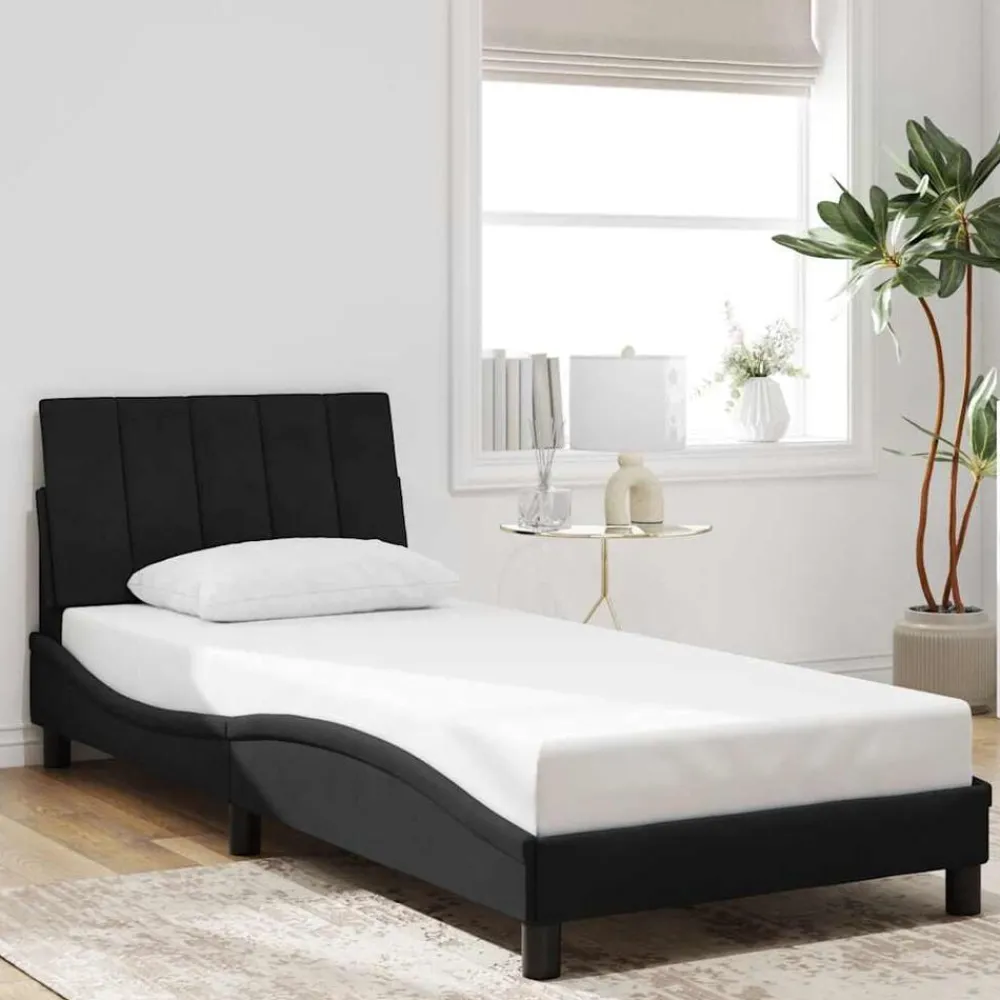 Bedframe zonder matras "Hanko" fluweel 80x200 cm>vidaXL Best