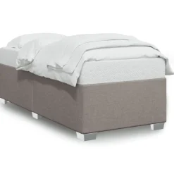 Bedden & Accessoires*vidaXL Bedframe zonder matras 80x200 cm stof Taupe