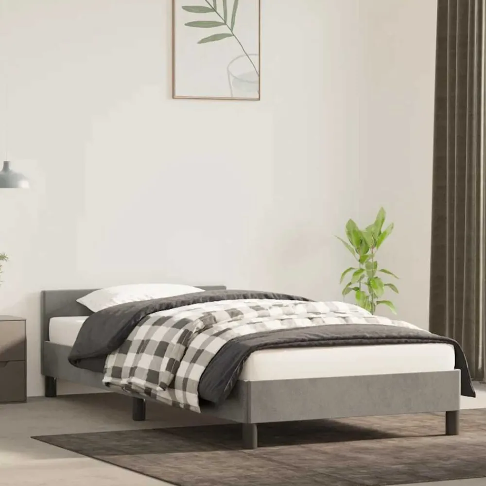 Bedframe zonder matras 80x200 cm fluweel>vidaXL Online