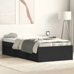 Bedden & Accessoires*vidaXL Bedframe 90x200 cm Zwart