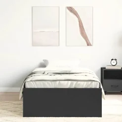 Bedden & Accessoires*vidaXL Bedframe 90x200 cm Zwart
