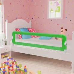 Babyveiligheid*vidaXL Bedhekje peuter 120x42 cm polyester Groen