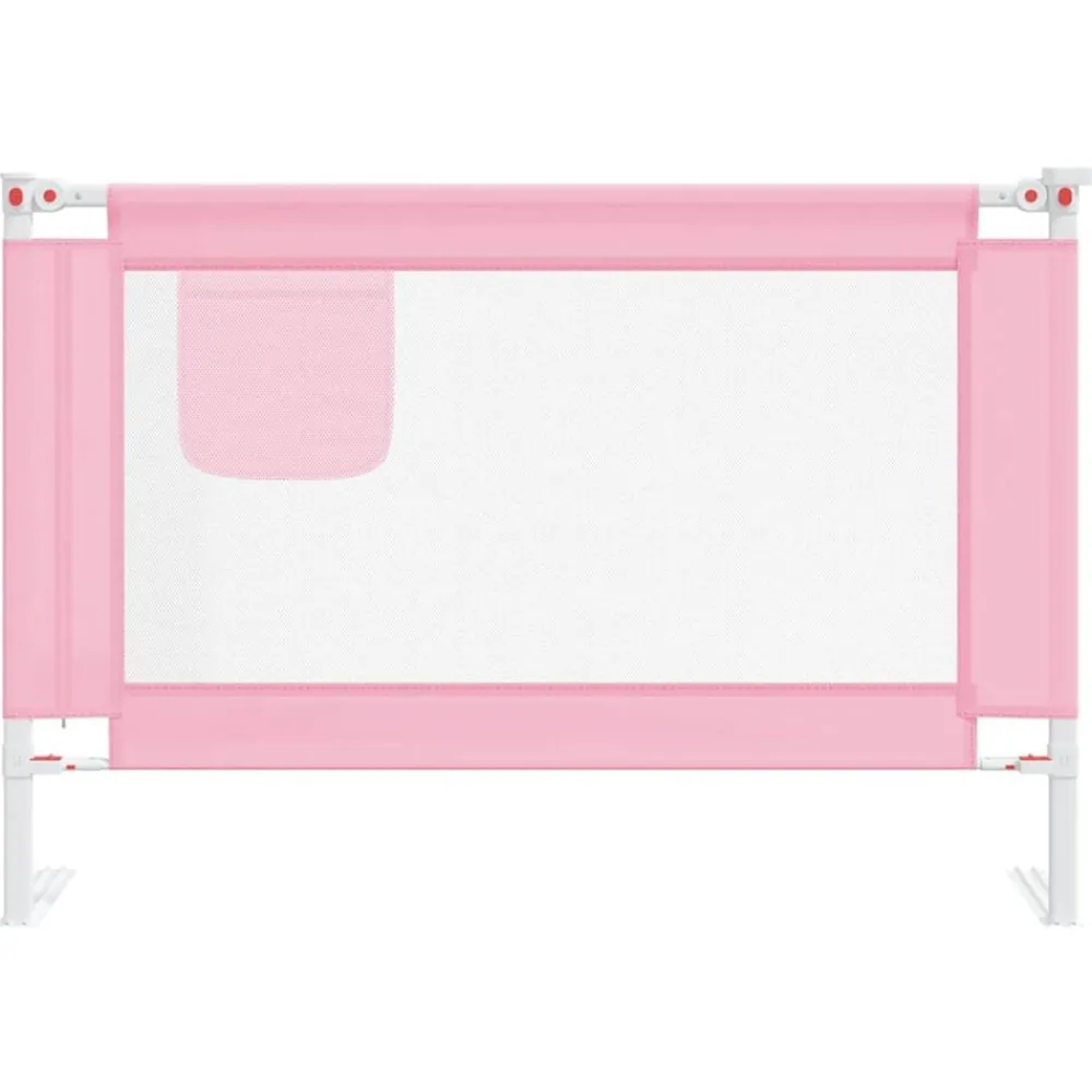 Babyveiligheid*vidaXL Bedhekje peuter 100x25 cm stof Roze
