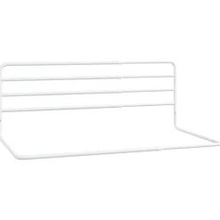 Babyveiligheid*vidaXL Bedhekje peuter (76-137)x55 cm ijzer wit