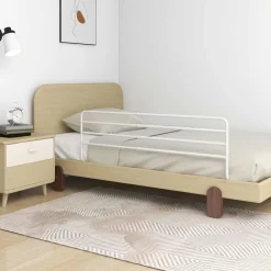 Babyveiligheid*vidaXL Bedhekje peuter (76-137)x55 cm ijzer wit