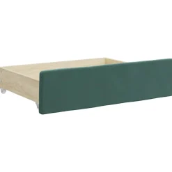 Bedlades 2 st bewerkt hout en fluweel><noscript><img width=