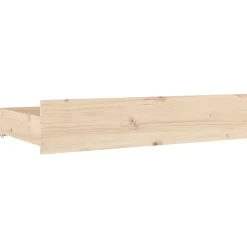 Bedden & Accessoires*vidaXL Bedlades 4 st massief grenenhout Naturel