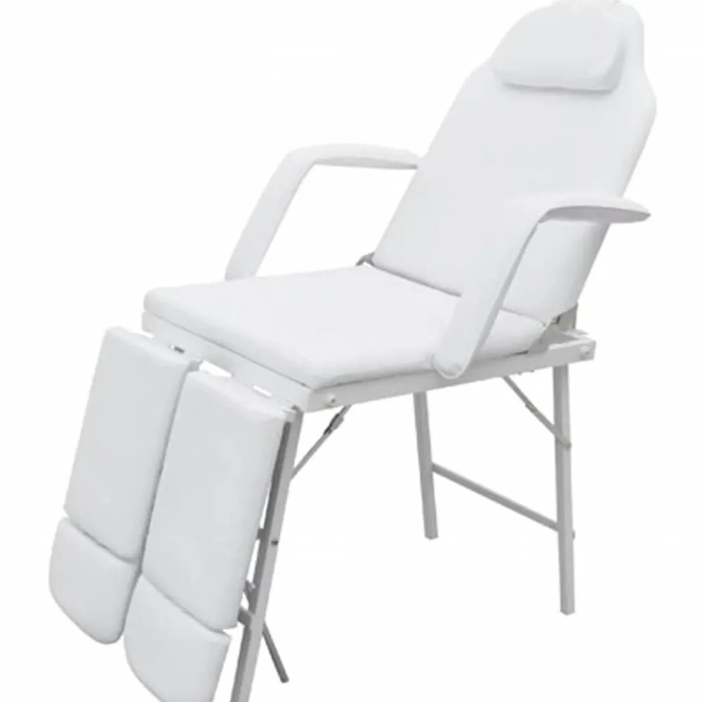Uiterlijk & Gezondheid*vidaXL Behandelingsstoel voor gezicht 185x78x76 cm kunstleer Wit