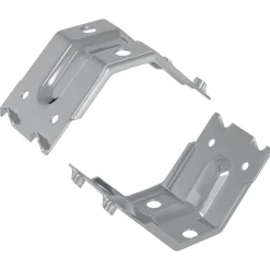 Bouwbeslag*vidaXL Beugel 2 pcs Verzinkt 106 x 55 x 1,5mm Staal