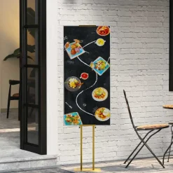 Beurs Displays 2 pcs 30 x 23,5 x 210 cm Staal>vidaXL Discount