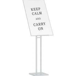 Reclame & Marketing*vidaXL Beurs Displays 2 pcs 26,5 x 26,5 x 150 cm Staal Wit