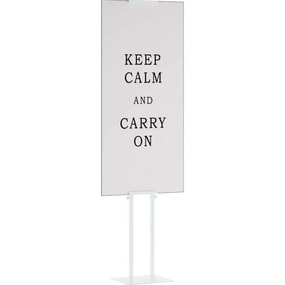 Reclame & Marketing*vidaXL Beurs Displays 2 pcs 30 x 23,5 x 210 cm Staal Wit